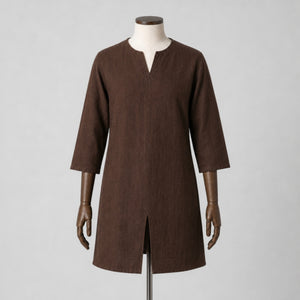 Bjorn Tunic Short Sleeve, Brown