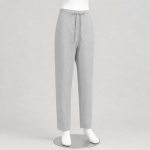 Warden of Eldwyn Handmade Linen Trouser, Grey