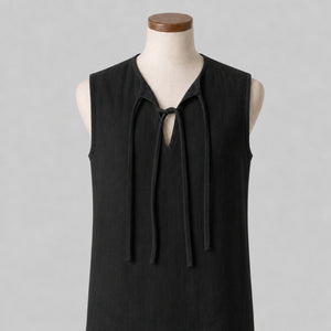 Thor Longship Armless Tunic with Loops, Black