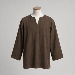 Warden of Eldwyn Linen Tunic, Brown