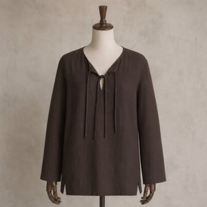 Odin Viking Linen Tunic, Brown