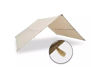 Storage tarpaulin/awning with loops