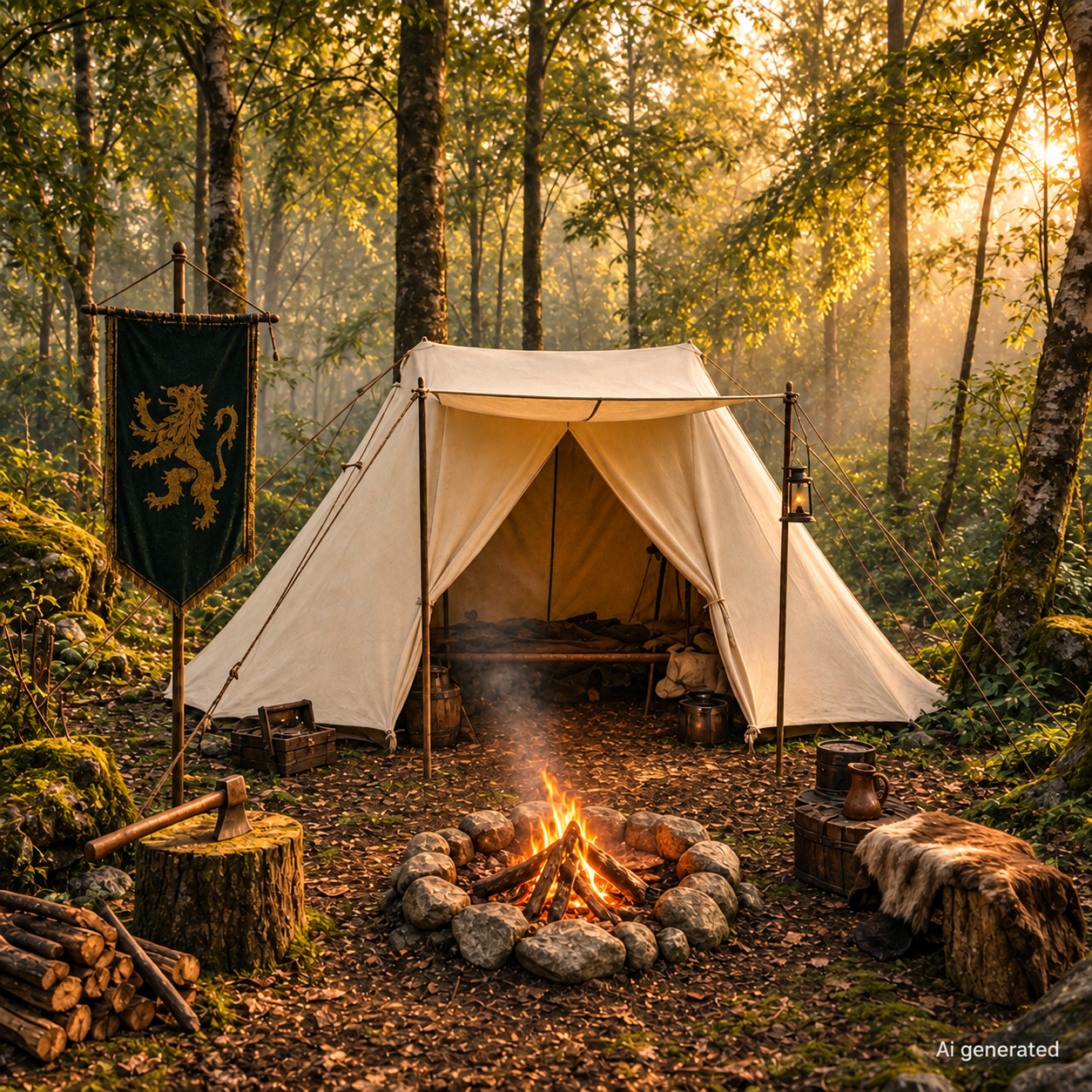 Saxony Tent Valvin, 4 x 6 meters
