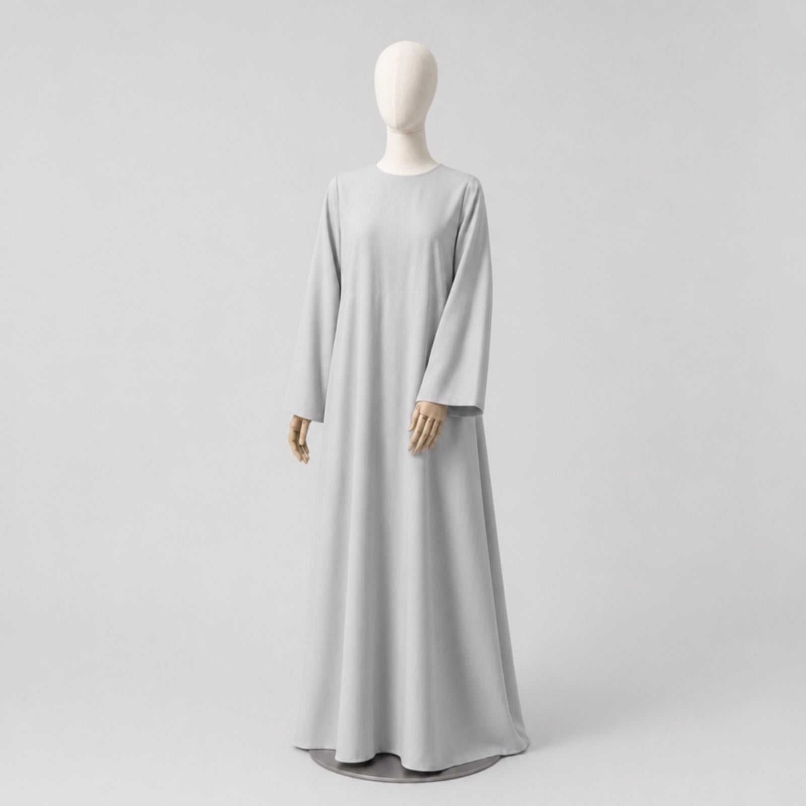 Beatrix Handcrafted Linen Dress, Grey