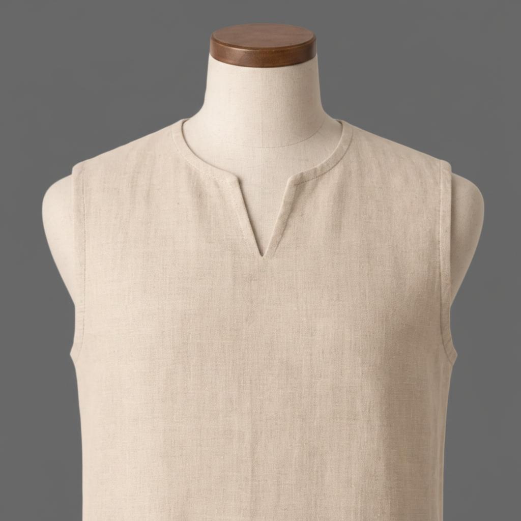 Thor Longship Armless Tunic, Natural
