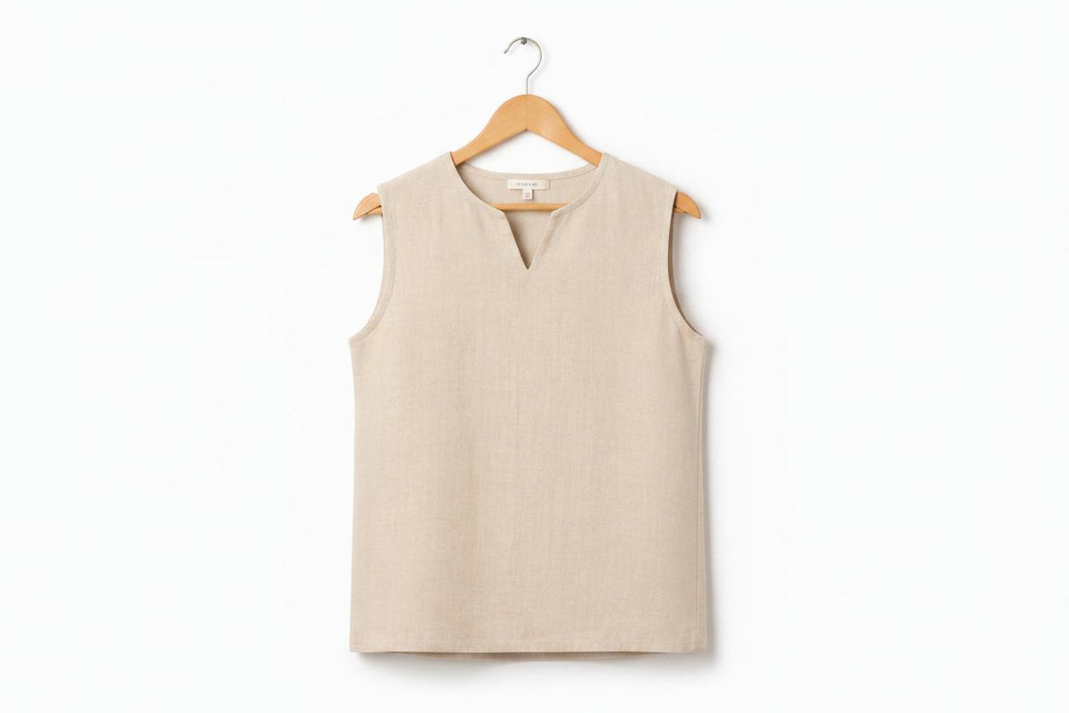 Thor Longship Armless Tunic, Natural