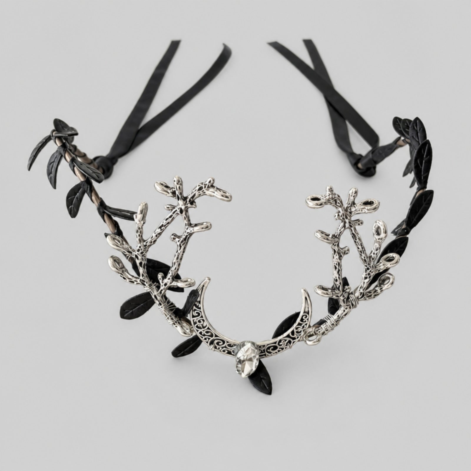 Woodland Headband Tiara, Black