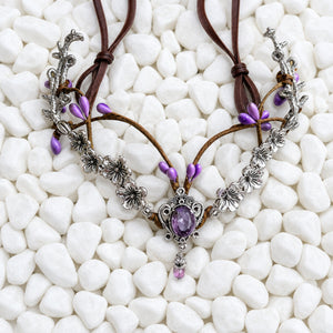 Woodland Headband Tiara, Lilac