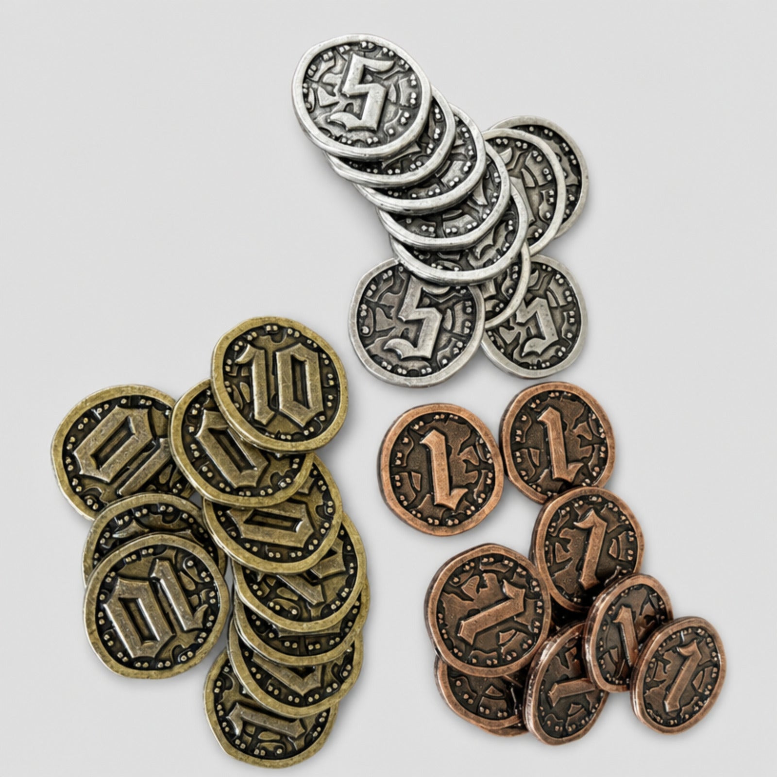 30 Pcs Metal Coins
