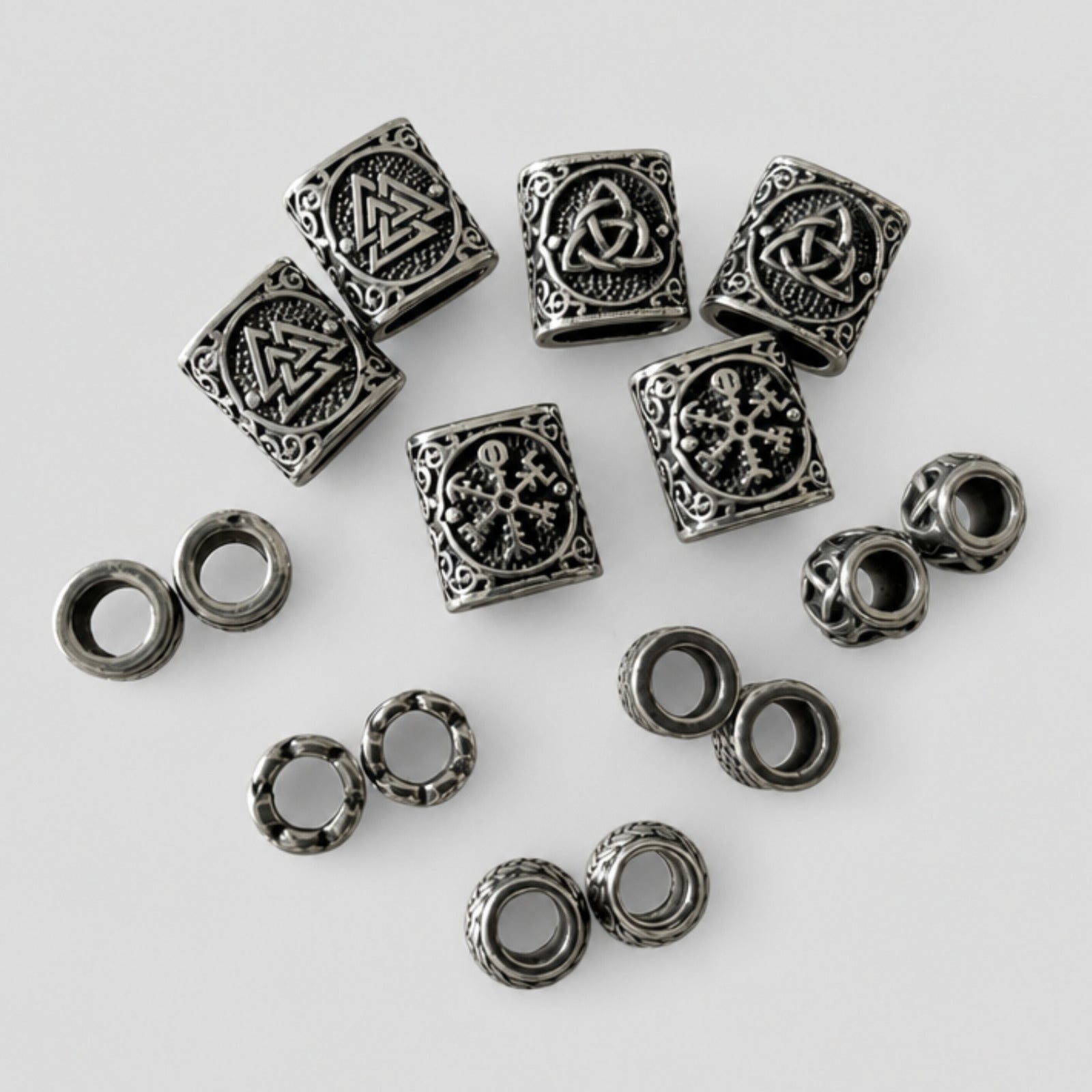 16 Pcs Never Fade Stainless Steel Beads