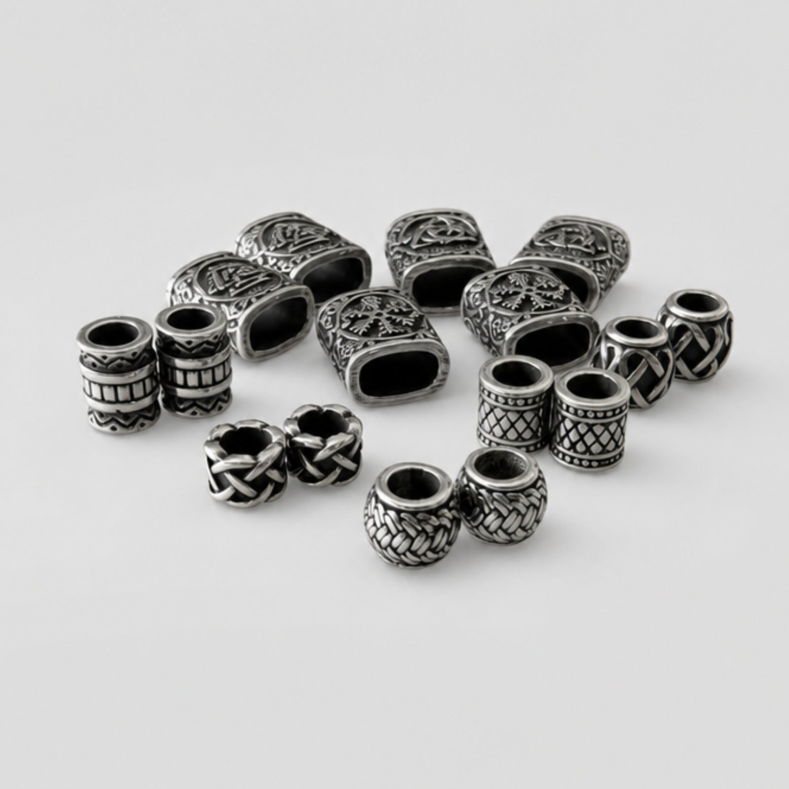 16 Pcs Never Fade Stainless Steel Beads