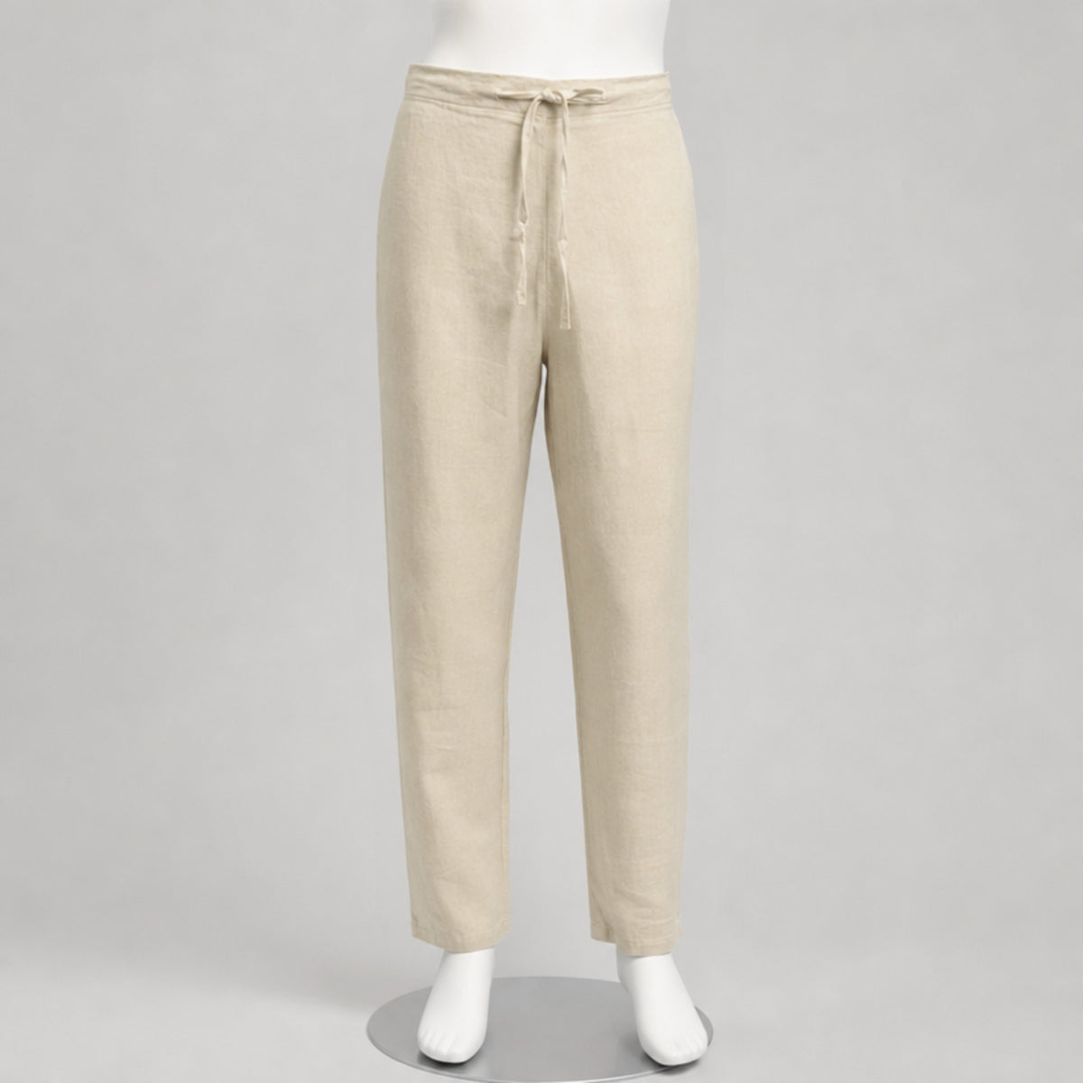 Warden of Eldwyn Handmade Linen Trouser, Natural