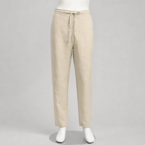 Warden of Eldwyn Handmade Linen Trouser, Natural