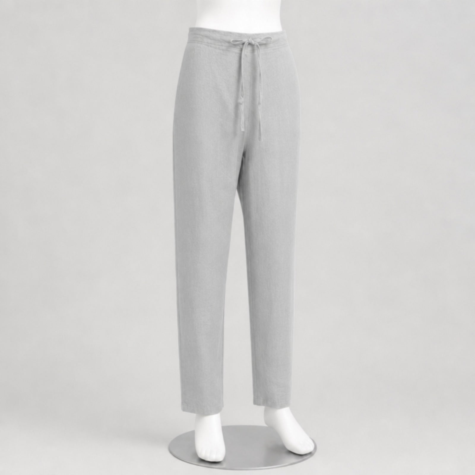 Warden of Eldwyn Handmade Linen Trouser, Grey