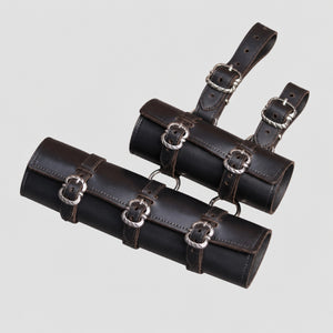 Handcrafted Double sword holder (Tahali) Smooth Finish look, Black