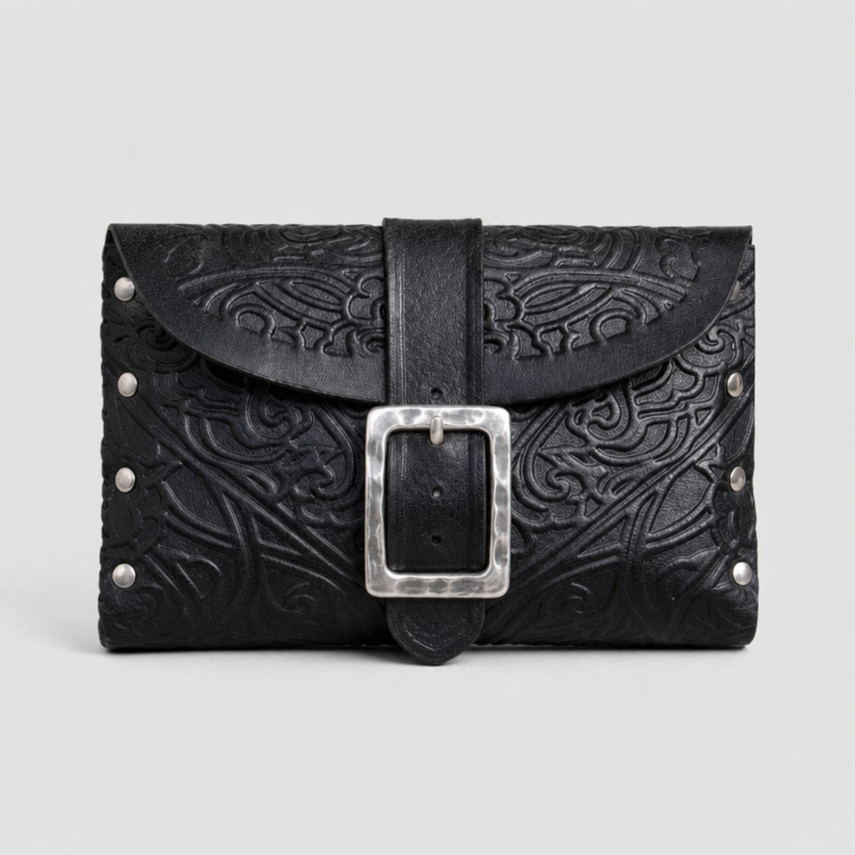 Handcrafted Leather Bag, Black