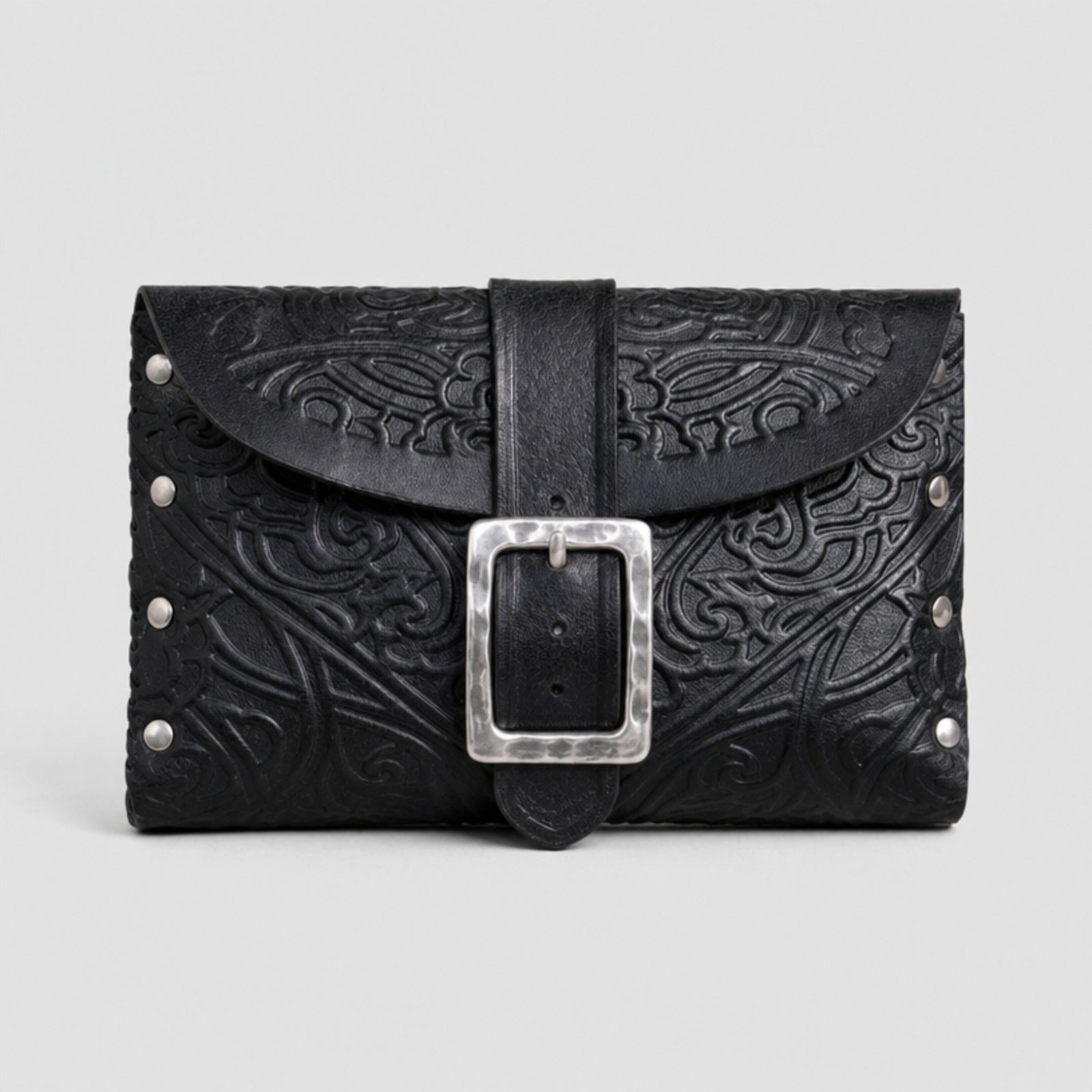 Handcrafted Leather Bag, Black