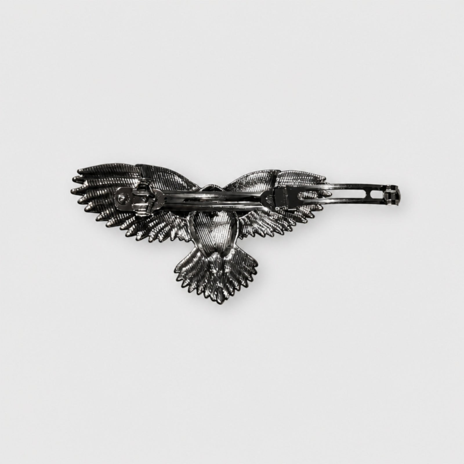 Nordic Style Owl Hair Clip, Silver
