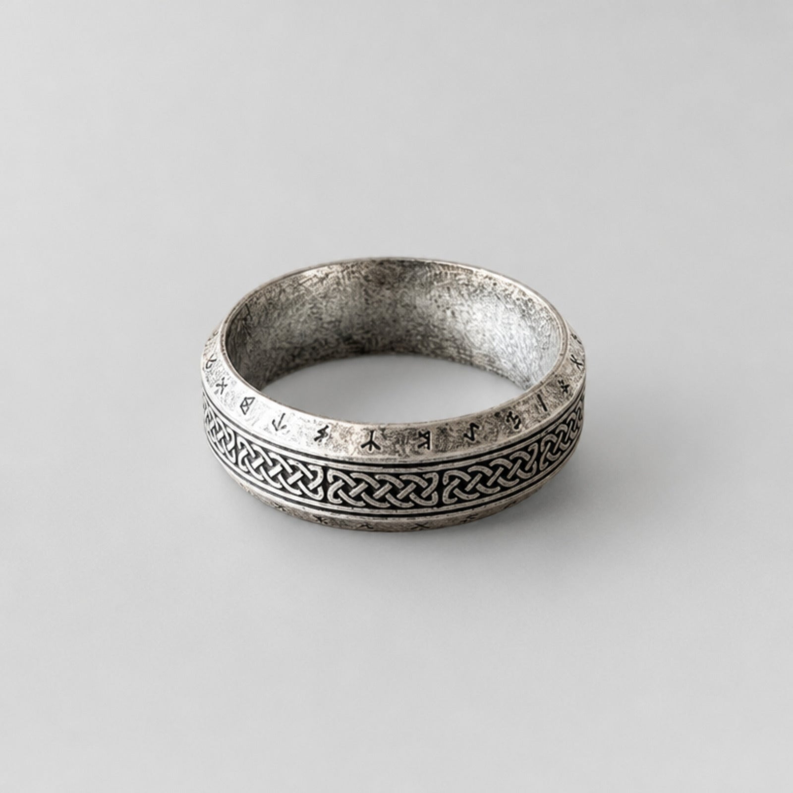 Viking Rune Rung, Silver