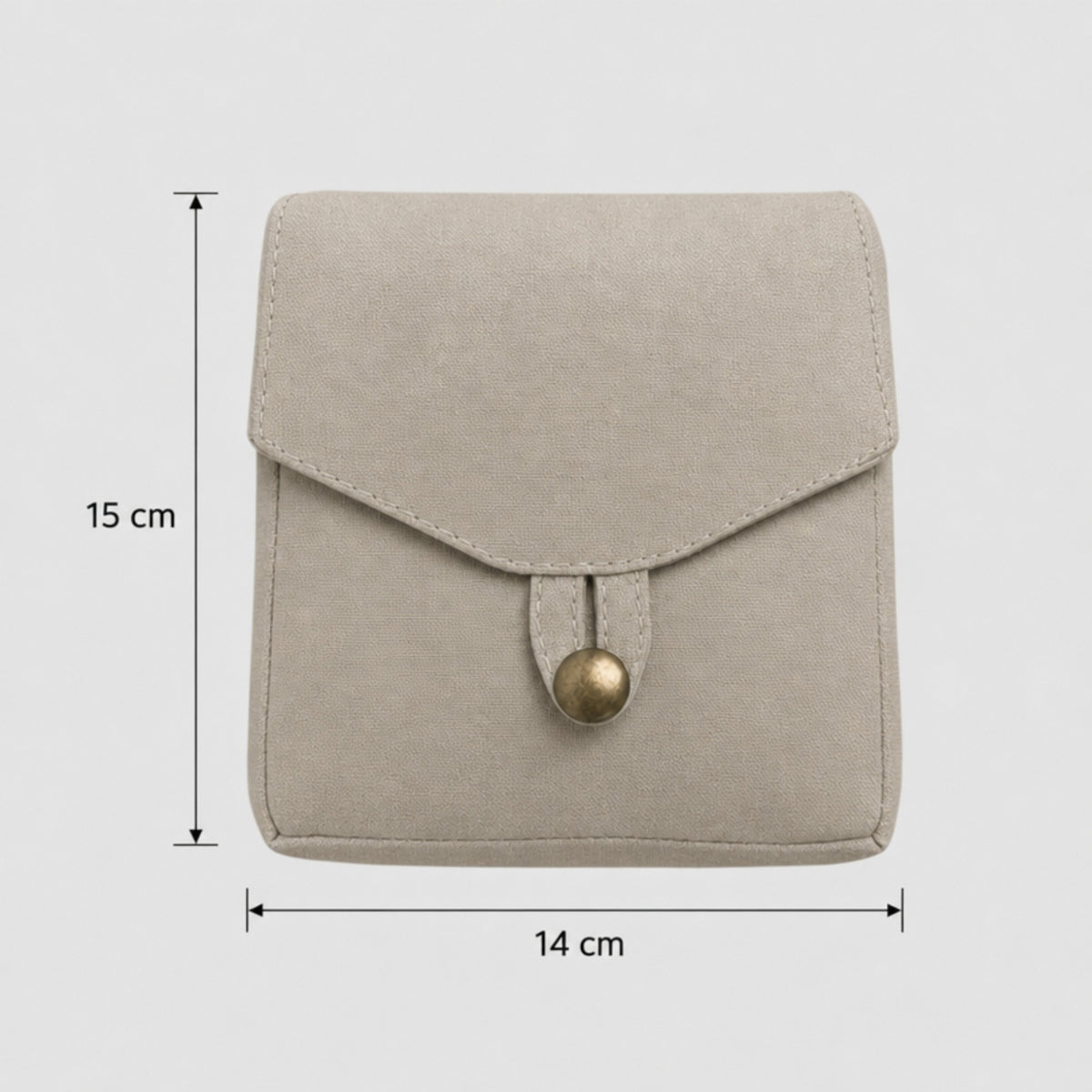 Handcrafted Linen Pouch Unisex, Natural