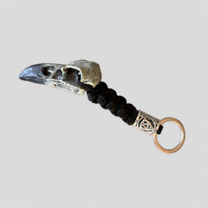 Odin Raven Skull Keychain