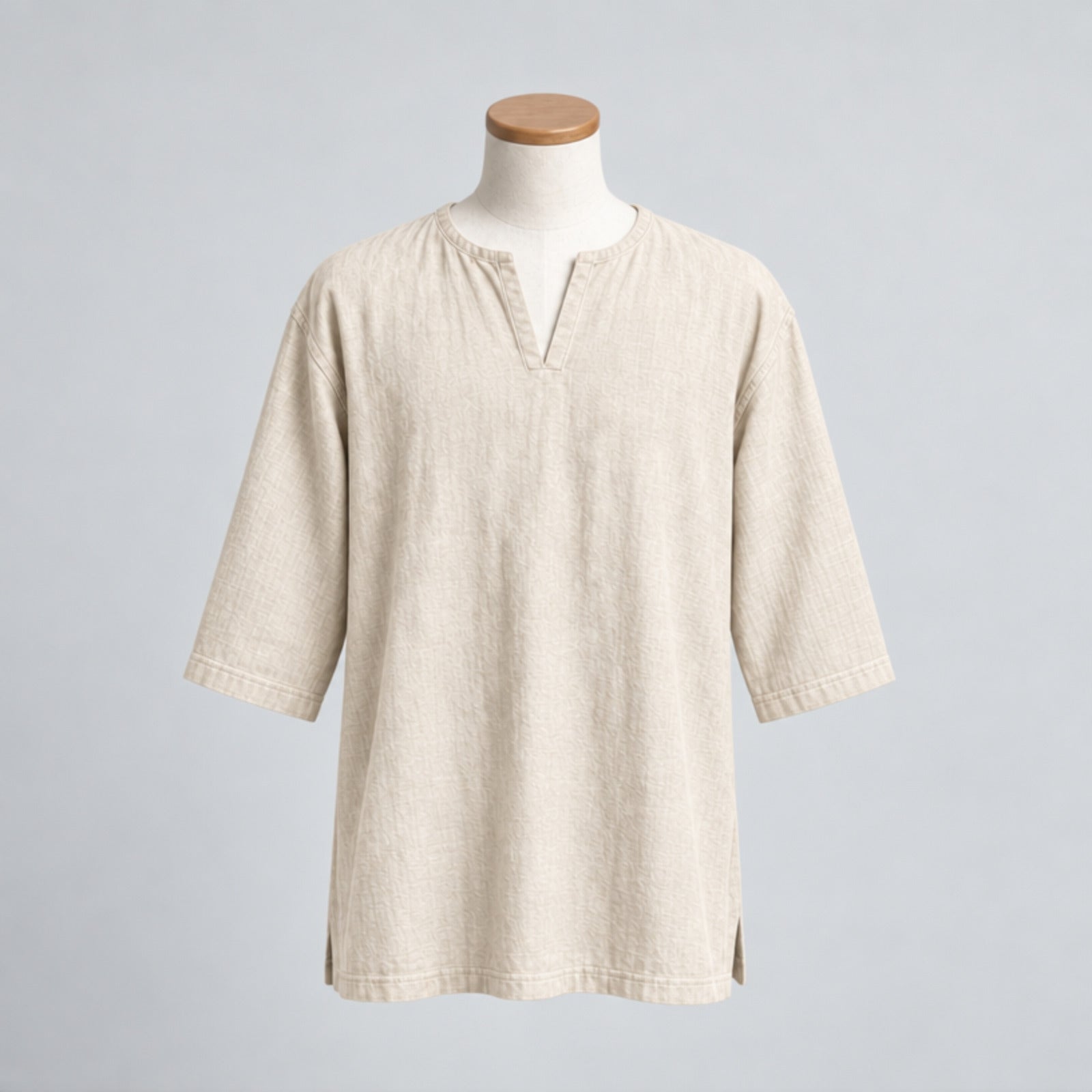 Warden Of Eldwyn Linen Short Sleeve Tunic, Natural