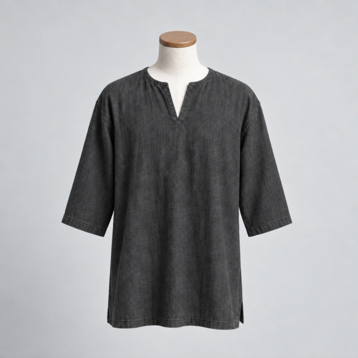 Warden Of Eldwyn Linen Short Sleeve Tunic, Grey