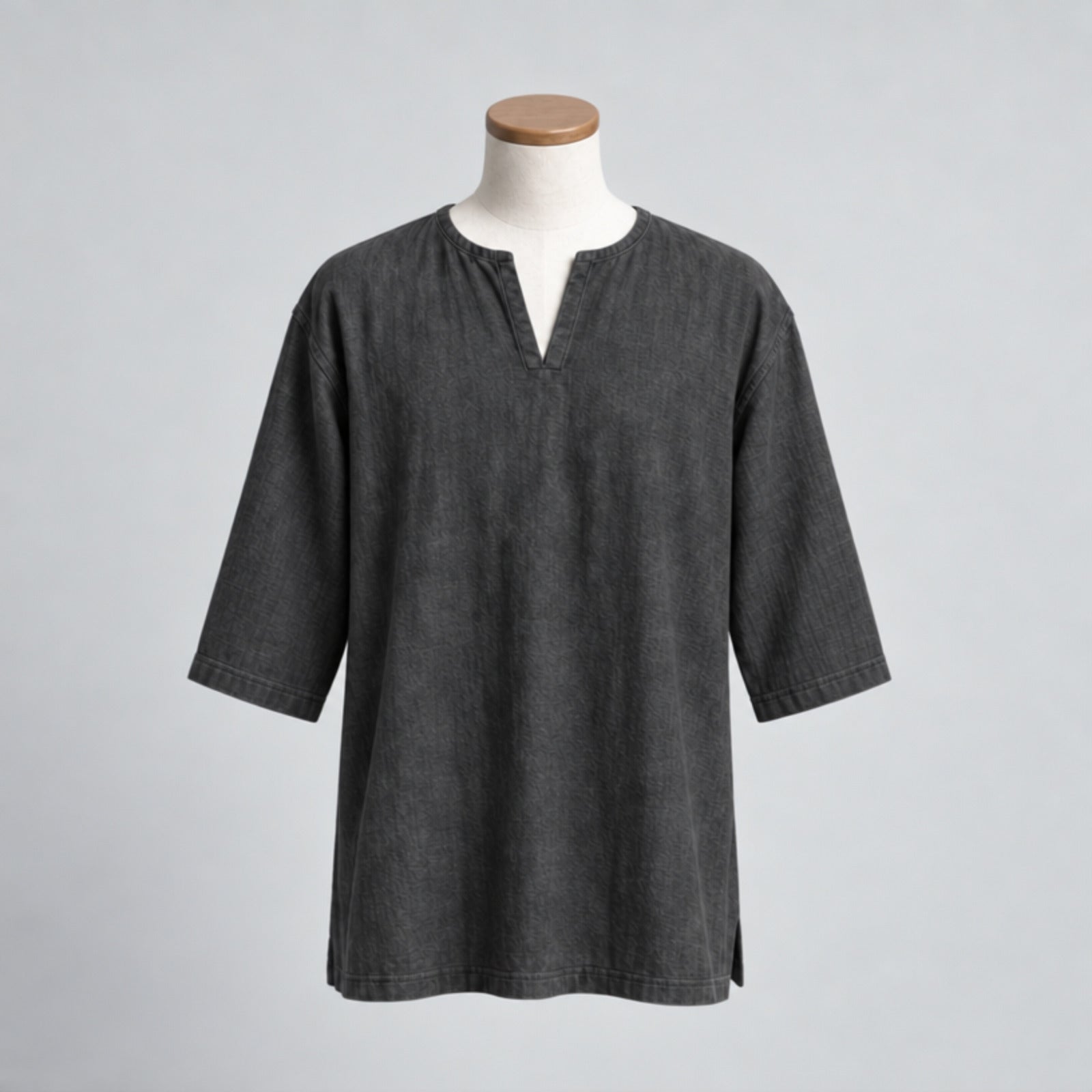 Warden Of Eldwyn Linen Short Sleeve Tunic, Grey