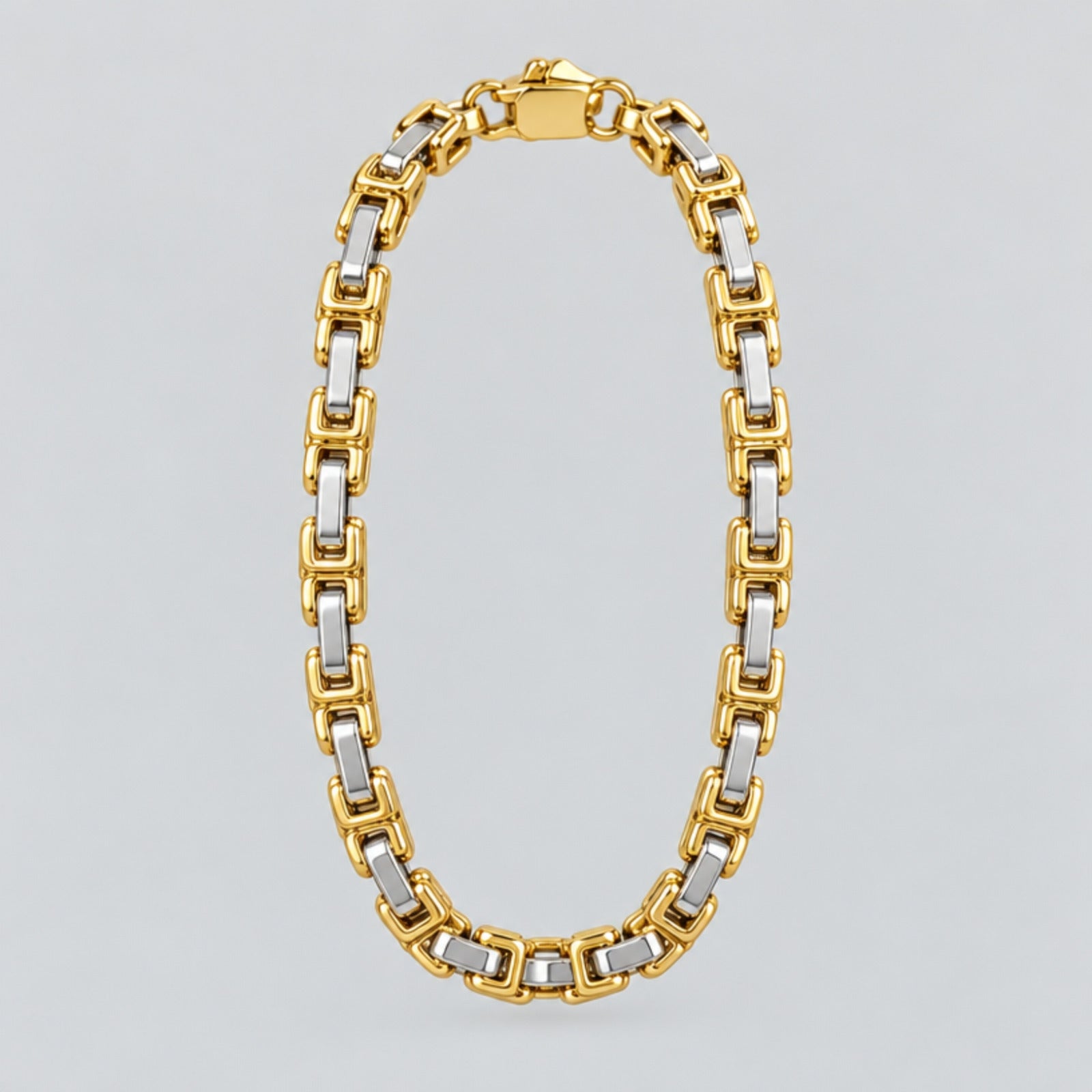Two Tone Link Bracelet
