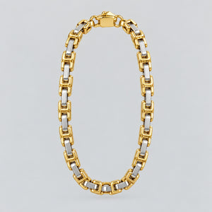 Two Tone Link Bracelet