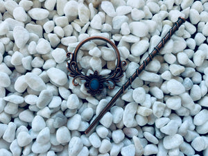 Nordic Moonlight Stone  Hairpin