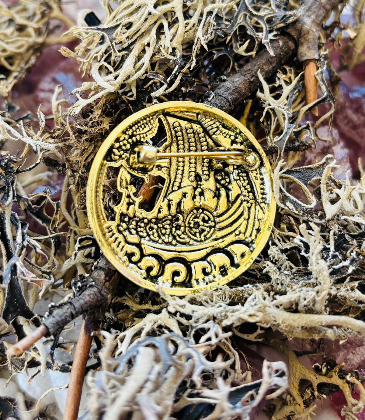 Viking Coat Brooch Scandinavian Talisman