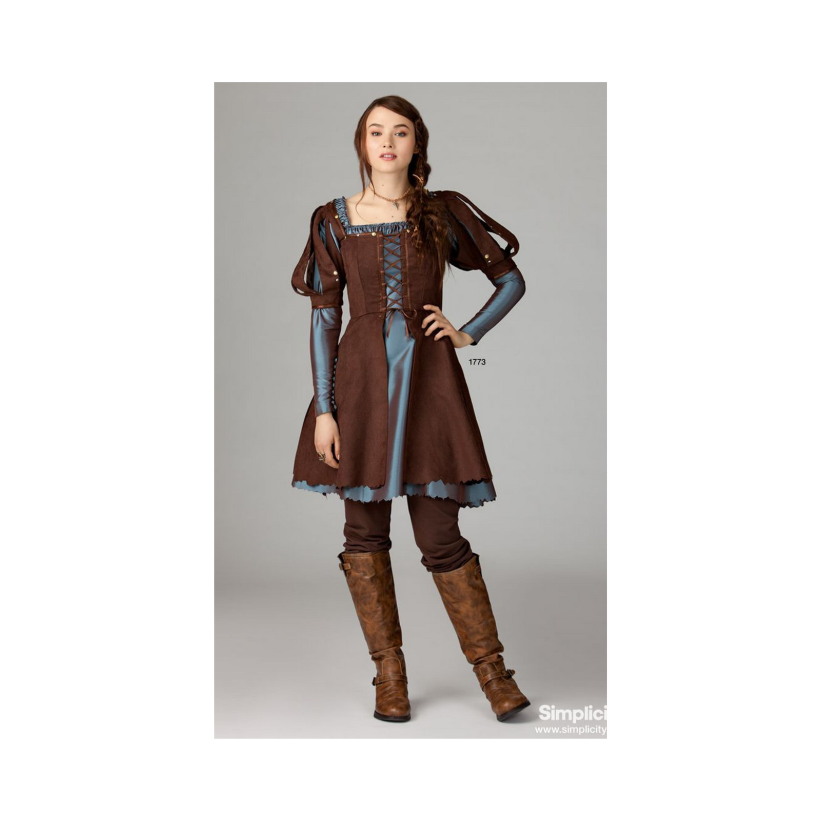 Adventurer's Leather Tunic Dress
