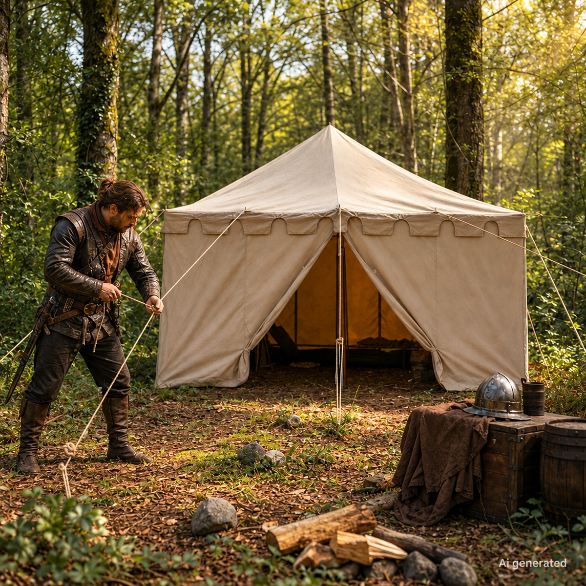 Knight's tent Castrum 5x5 meters