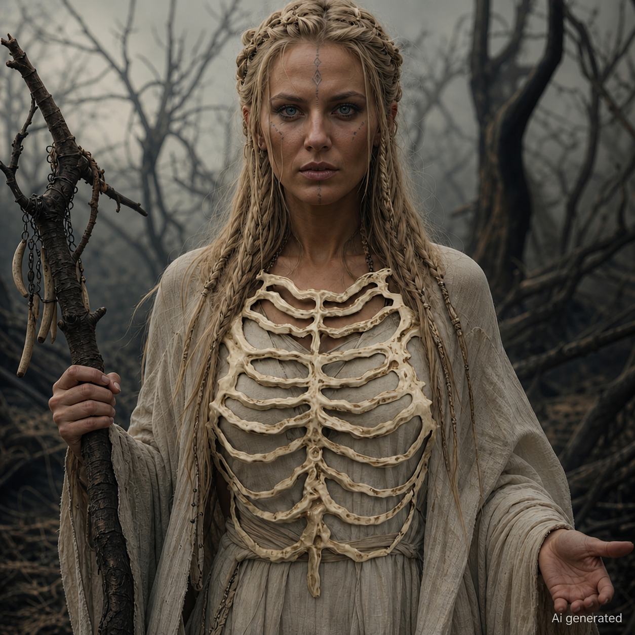 Skeleton Harness, Beige