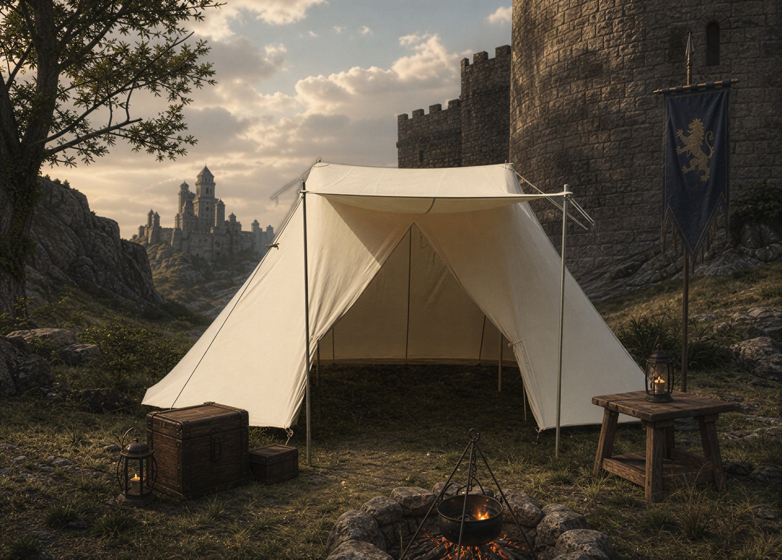 Saxony Tent Valvin, 4 x 6 meters