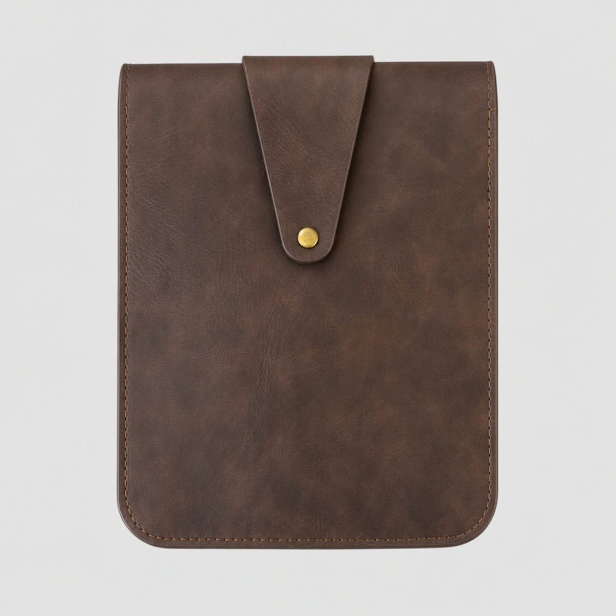 Viking Drawstring Belt Bag, Rectangle, Brown