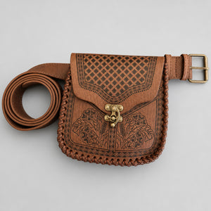 Medieval Belt Bag Set, Brown
