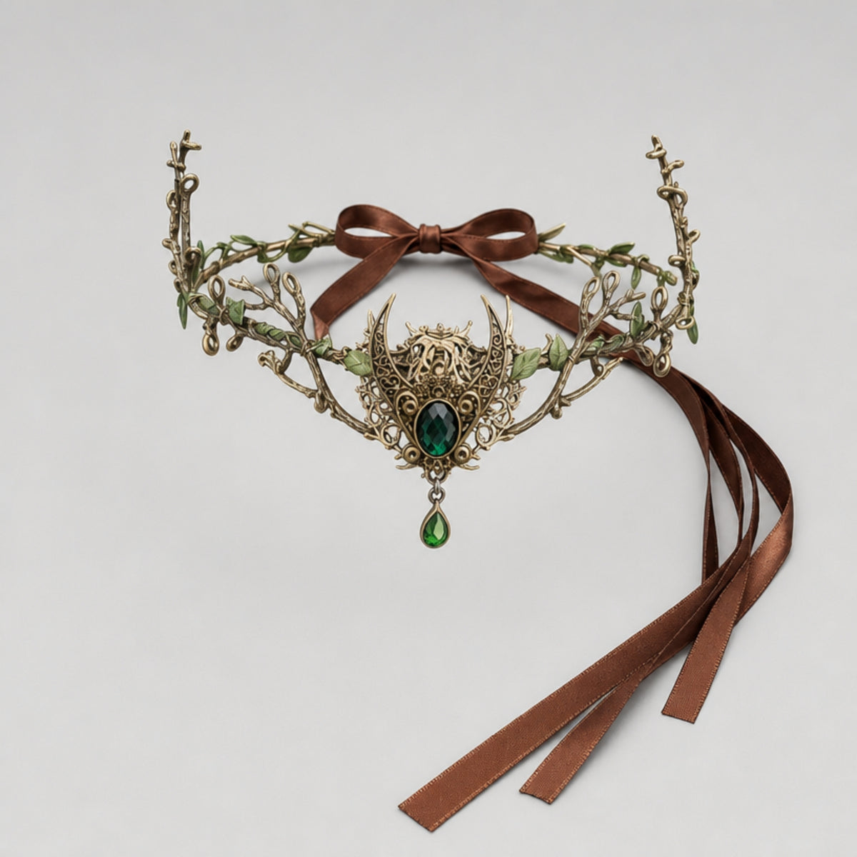 Woodland Headband Tiara, Green