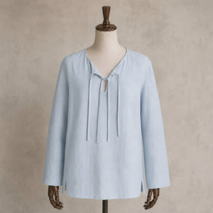 Odin Viking Linen Tunic, Ice Blue