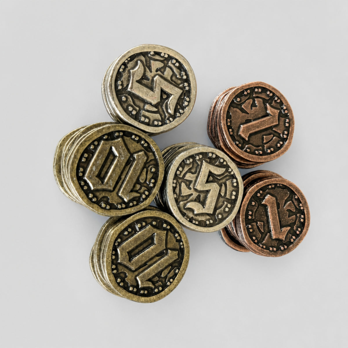 30 Pcs Metal Coins