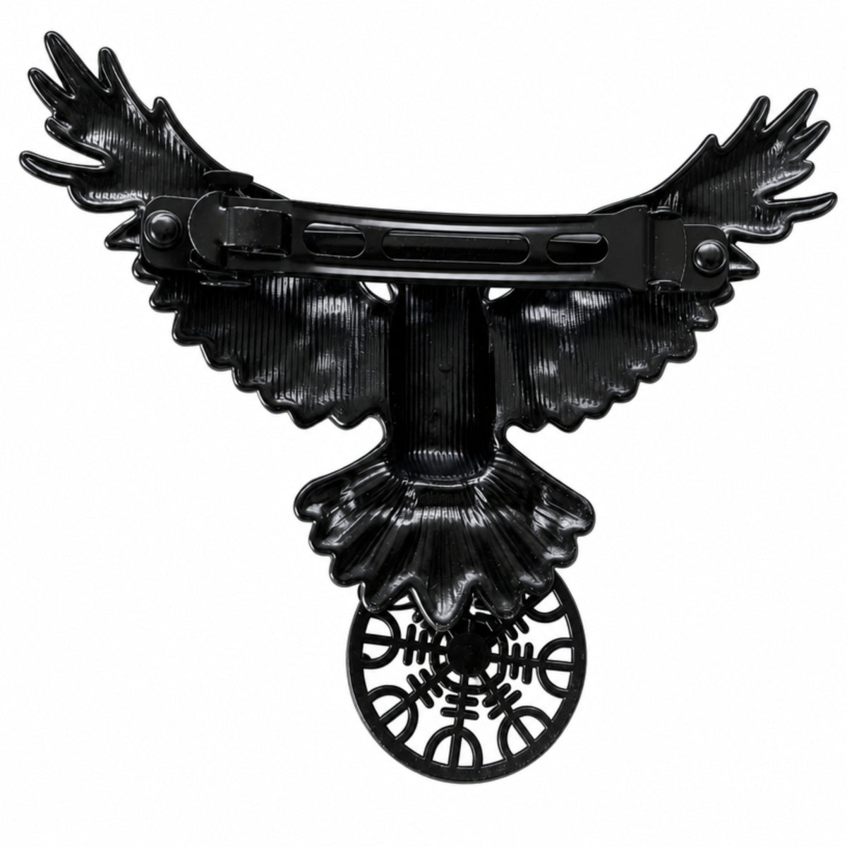 Nordic Raven Hair Clip, Black