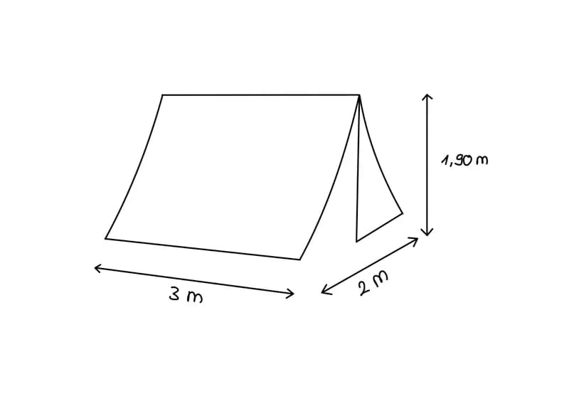 A-Tent 190 - 3 x 2 meters