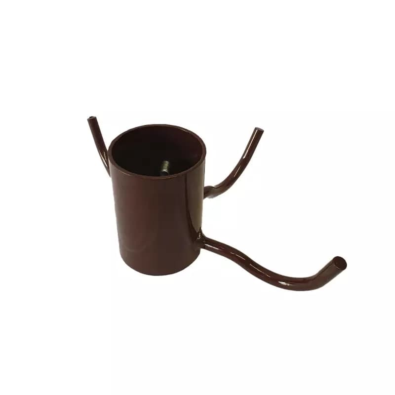 Coat hook for round wooden rod Ø 5.5 - Half portion